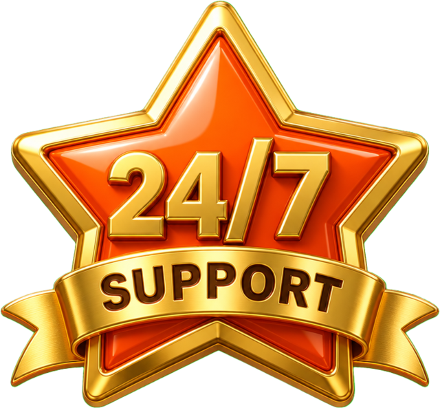 24/7 support